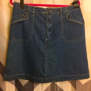 Denim Skort